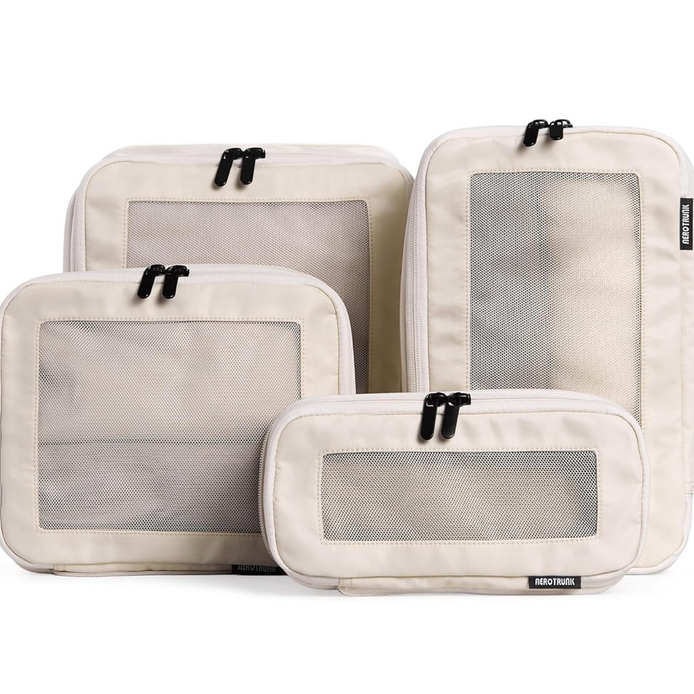 Neutral Travel Packing Cubes Set -4